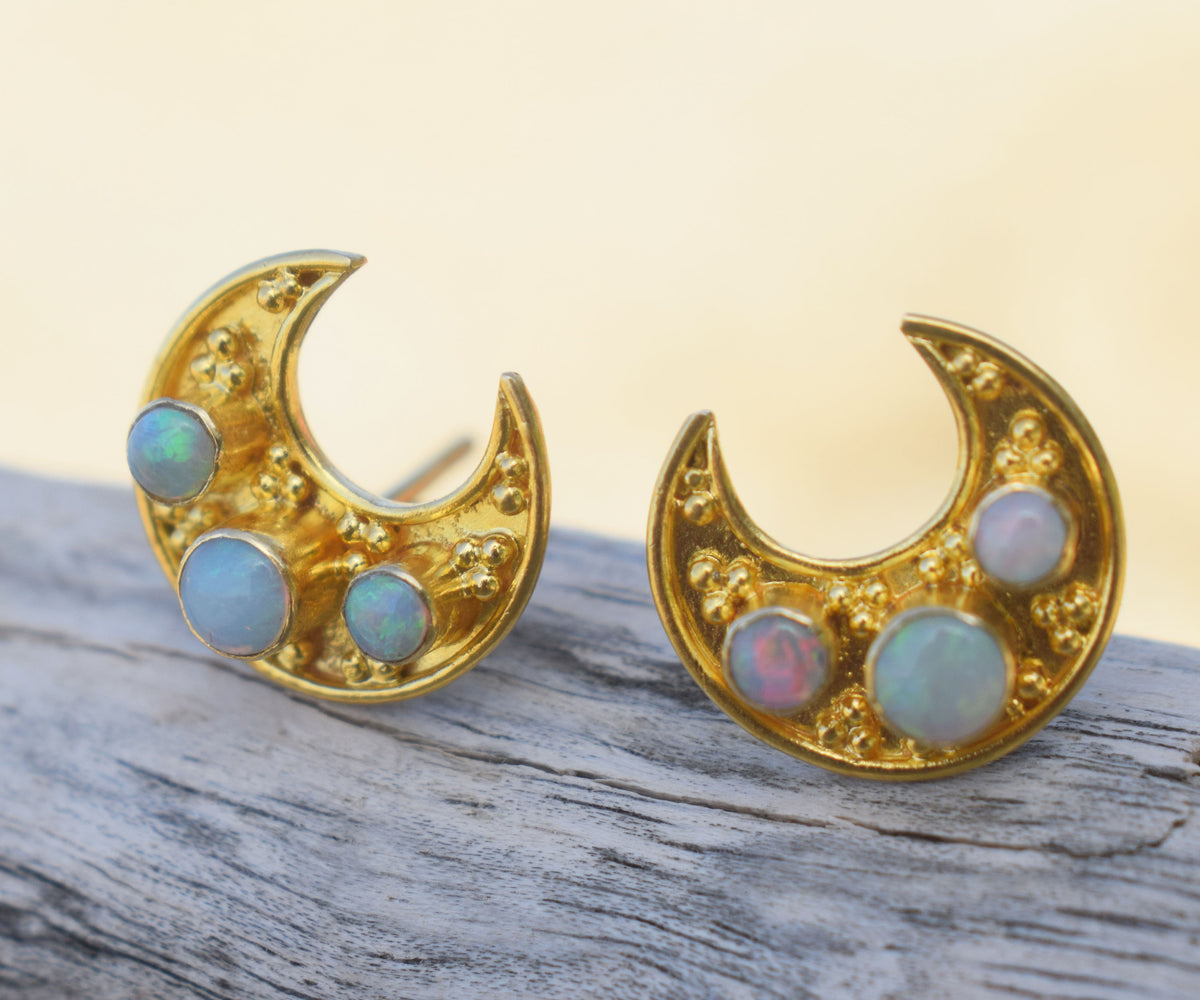 Aros Claro de Luna Ópalos