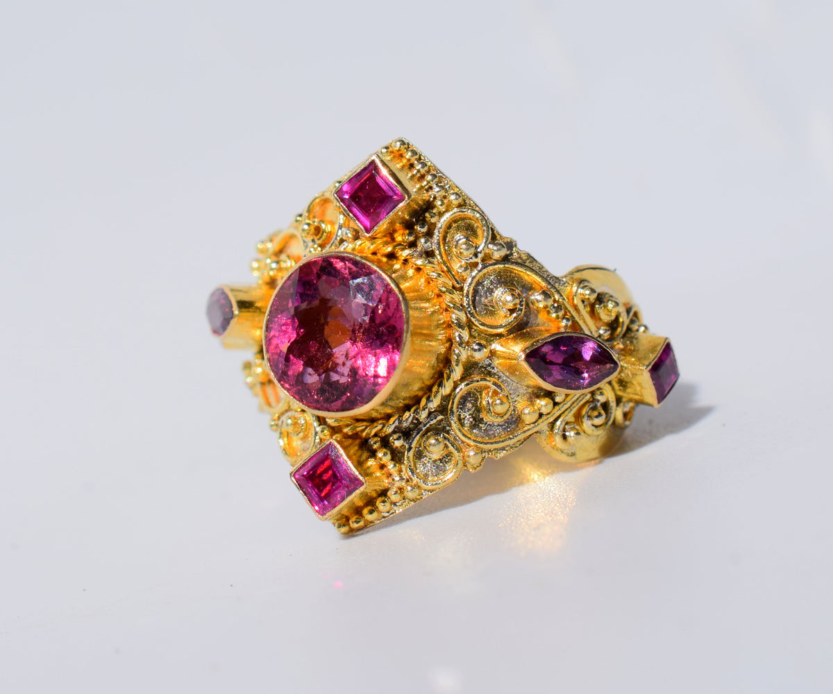 Anillo Sacred Turmalina