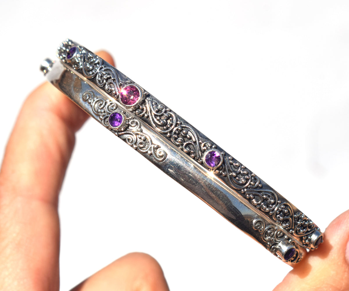 Pulsera Indian Kangan Amatista