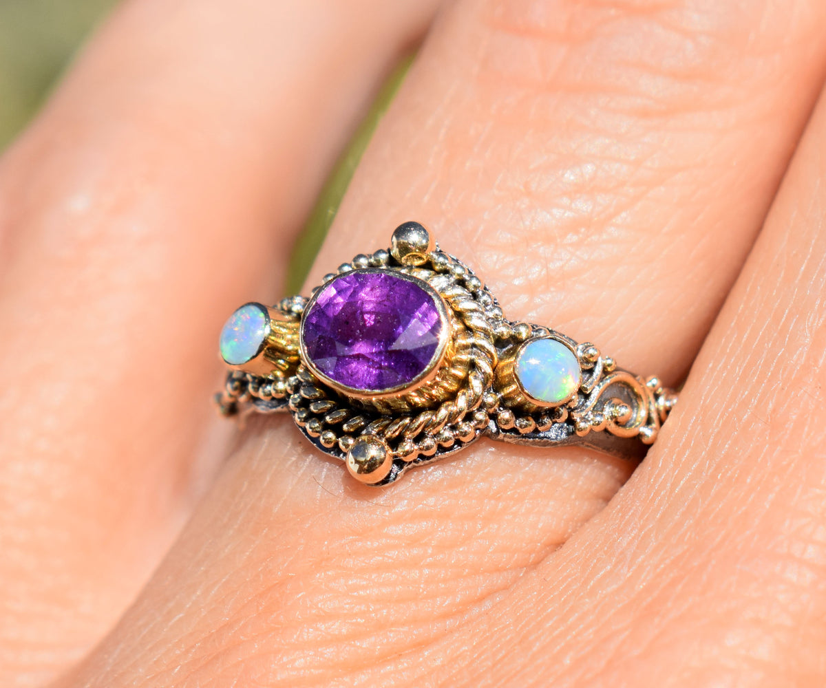 Anillo Florencia Zafiro Purple