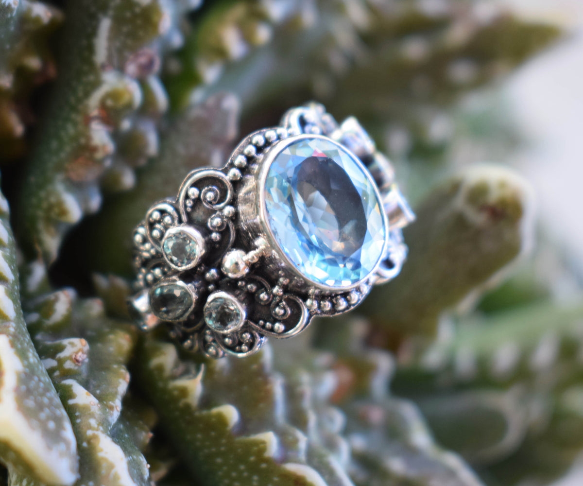 Anillo Sultan Topacio Edición Silver