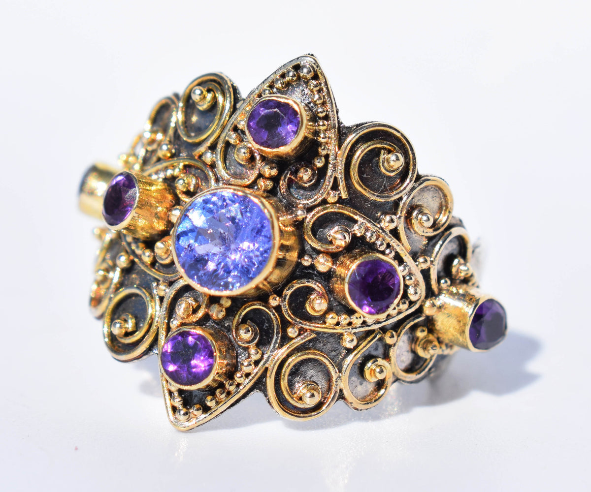 Anillo Habibi Tanzanita