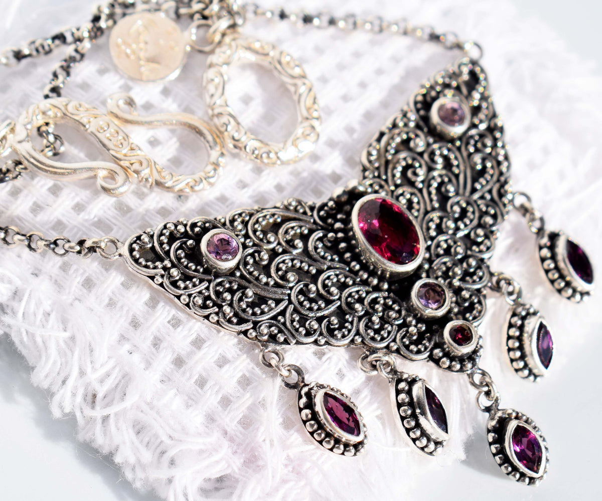 Collar Florecer Turmalina