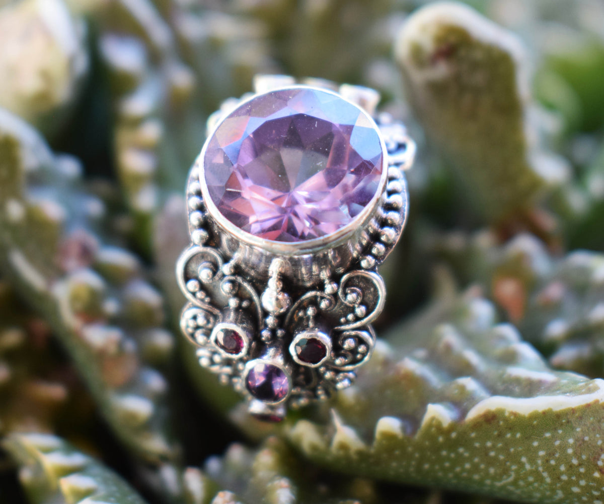 Anillo Sultan Amatista Edición Silver