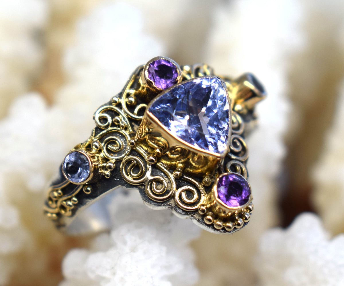 Anillo Totem Tanzanita