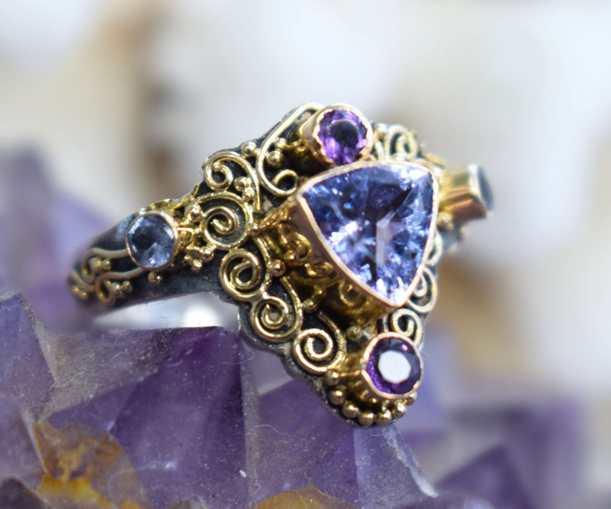 Anillo Totem Tanzanita