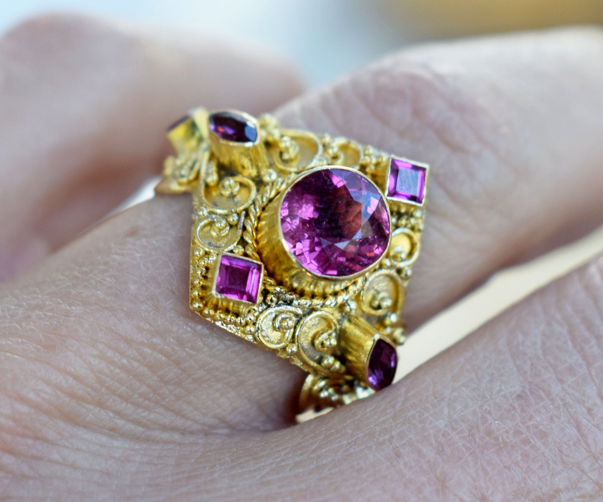 Anillo Sacred Turmalina