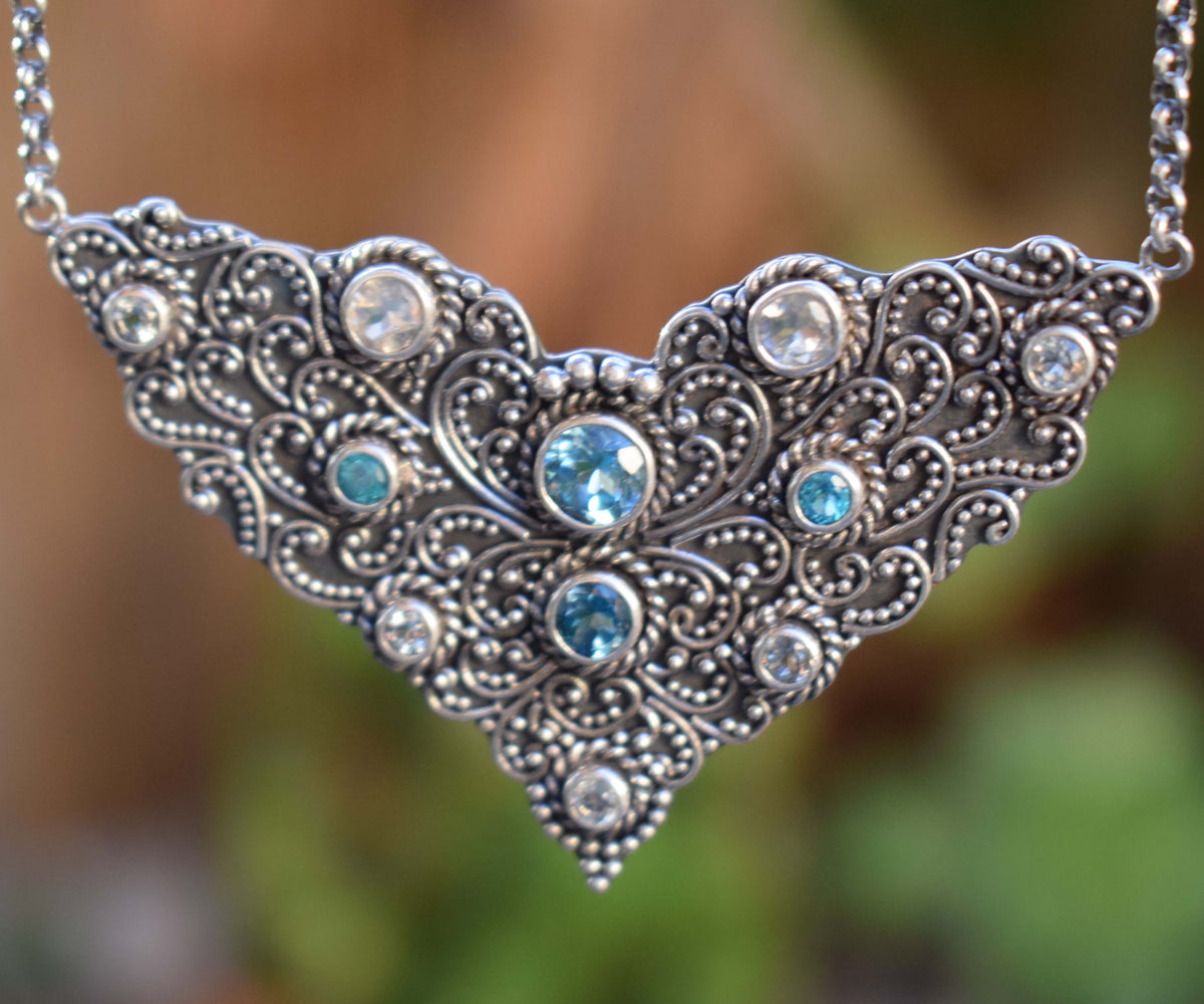 Collar Buterfly Topacio