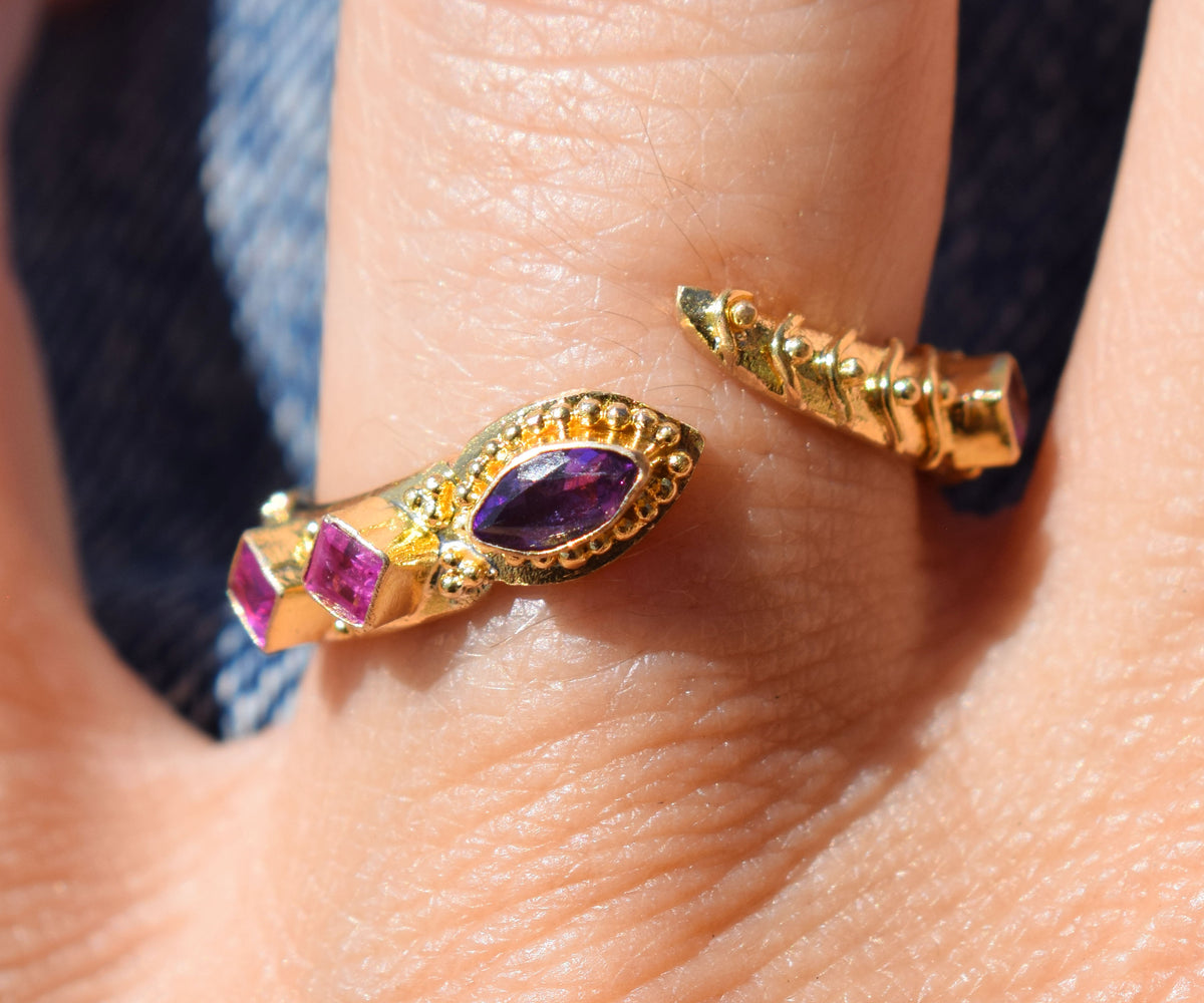 Kundalini Fusión Amatista Rubíes