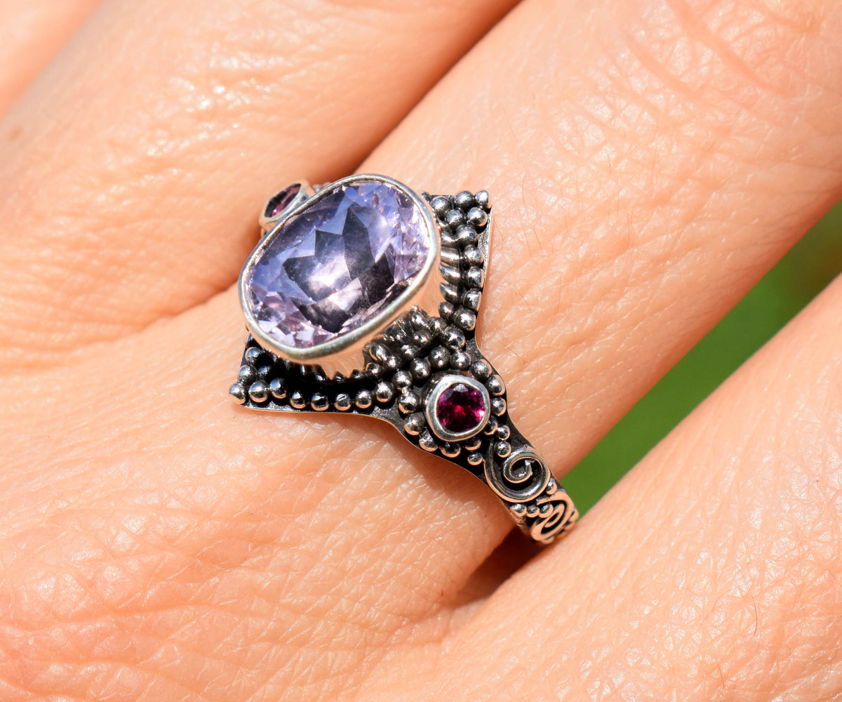 Anillo Big Roma Kunzita