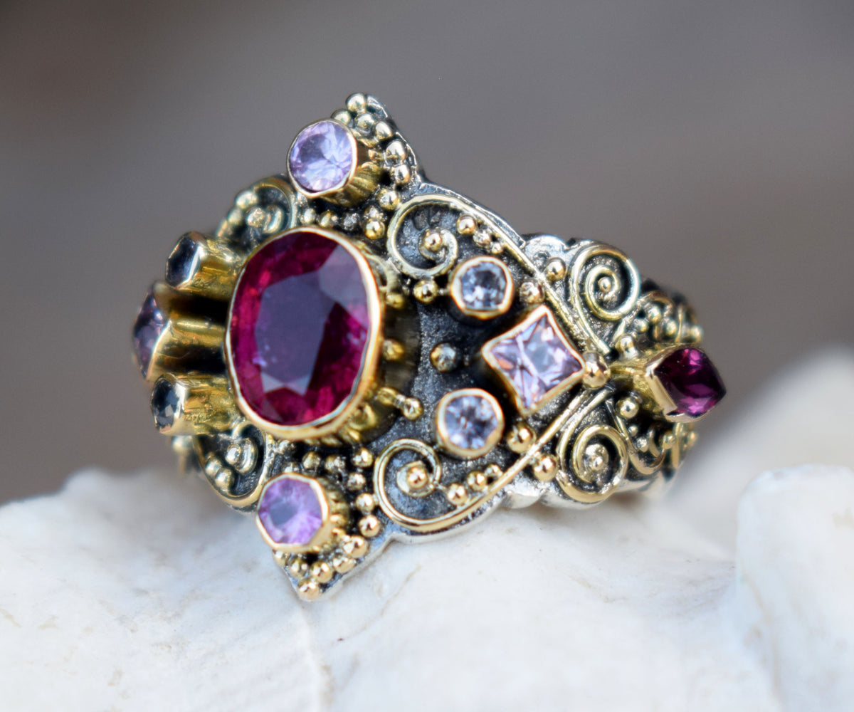 Anillo Arabic Dream Turmalina