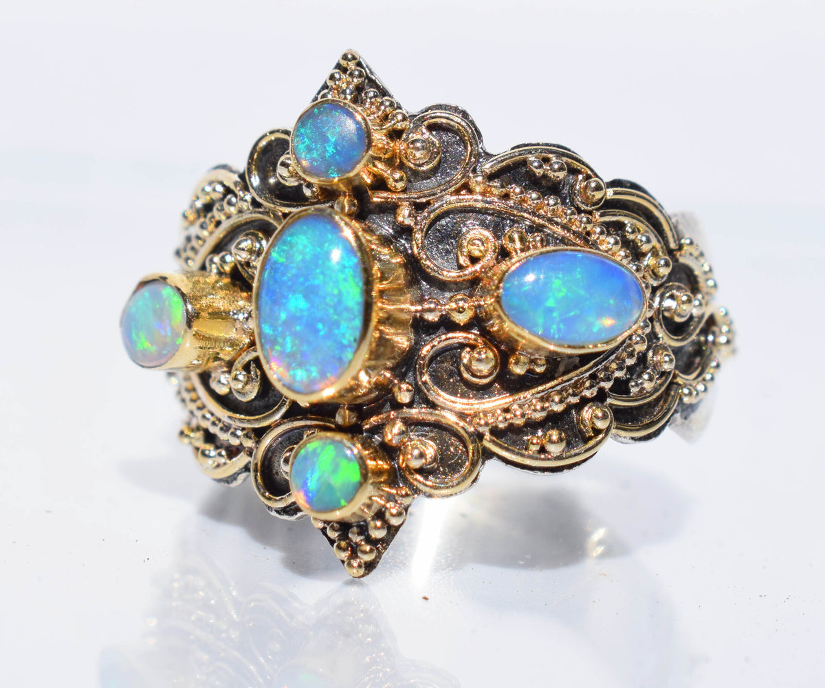 Anillo Kerala Opalos