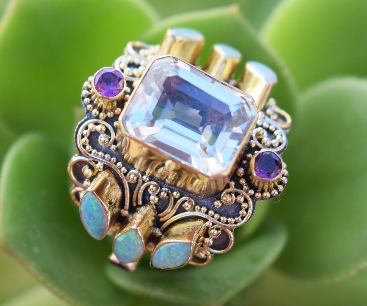 Anillo Forest Topacio