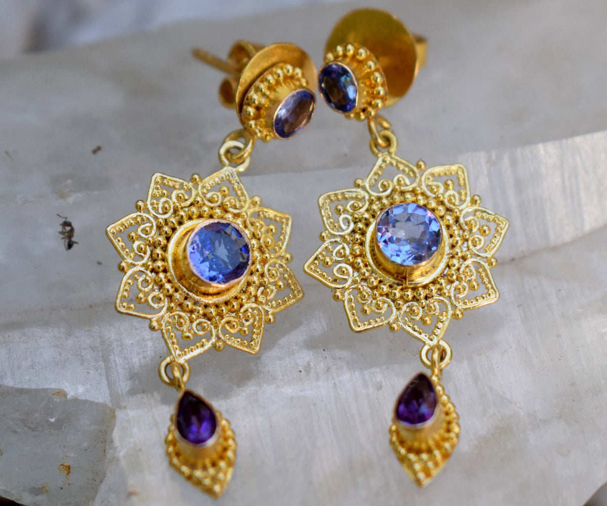 Aros Gold Mandala Tanzanitas