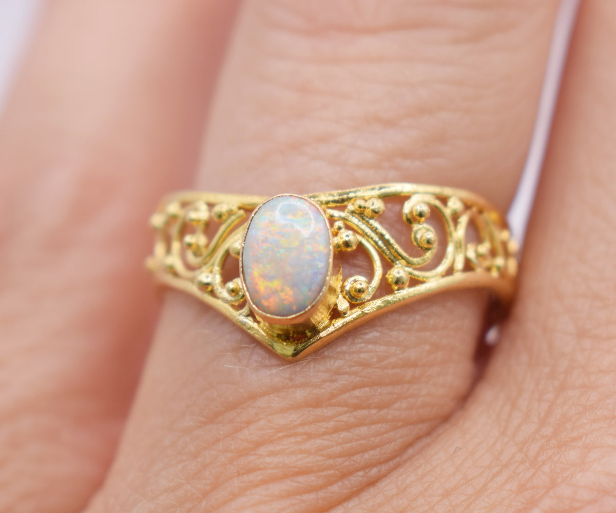 Anillo Calisto Ópalo