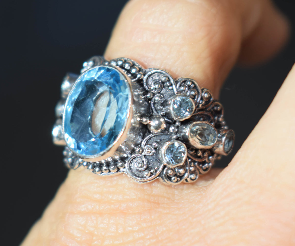 Anillo Sultan Topacio Edición Silver