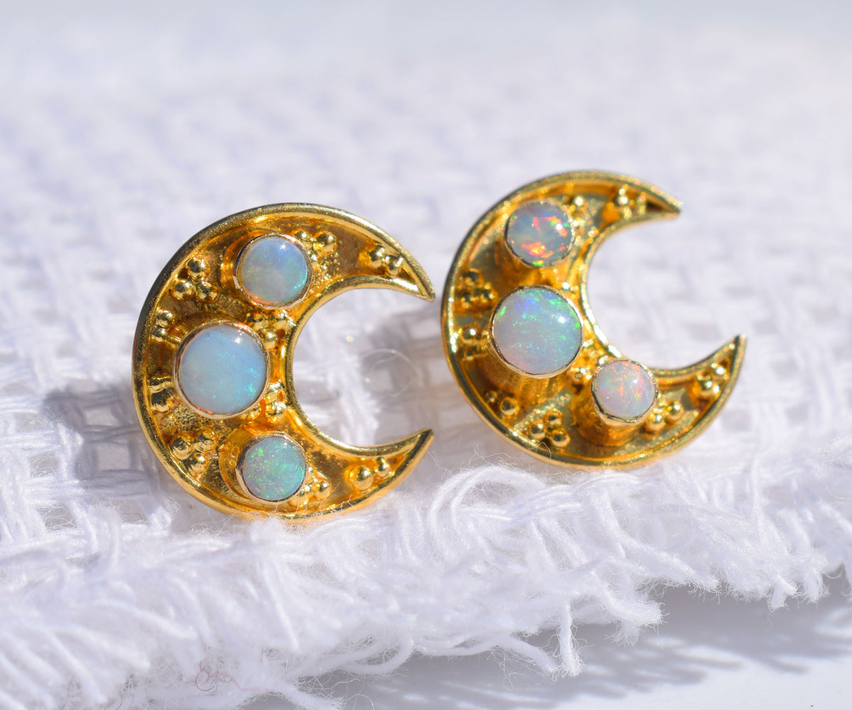 Aros Claro de Luna Ópalos