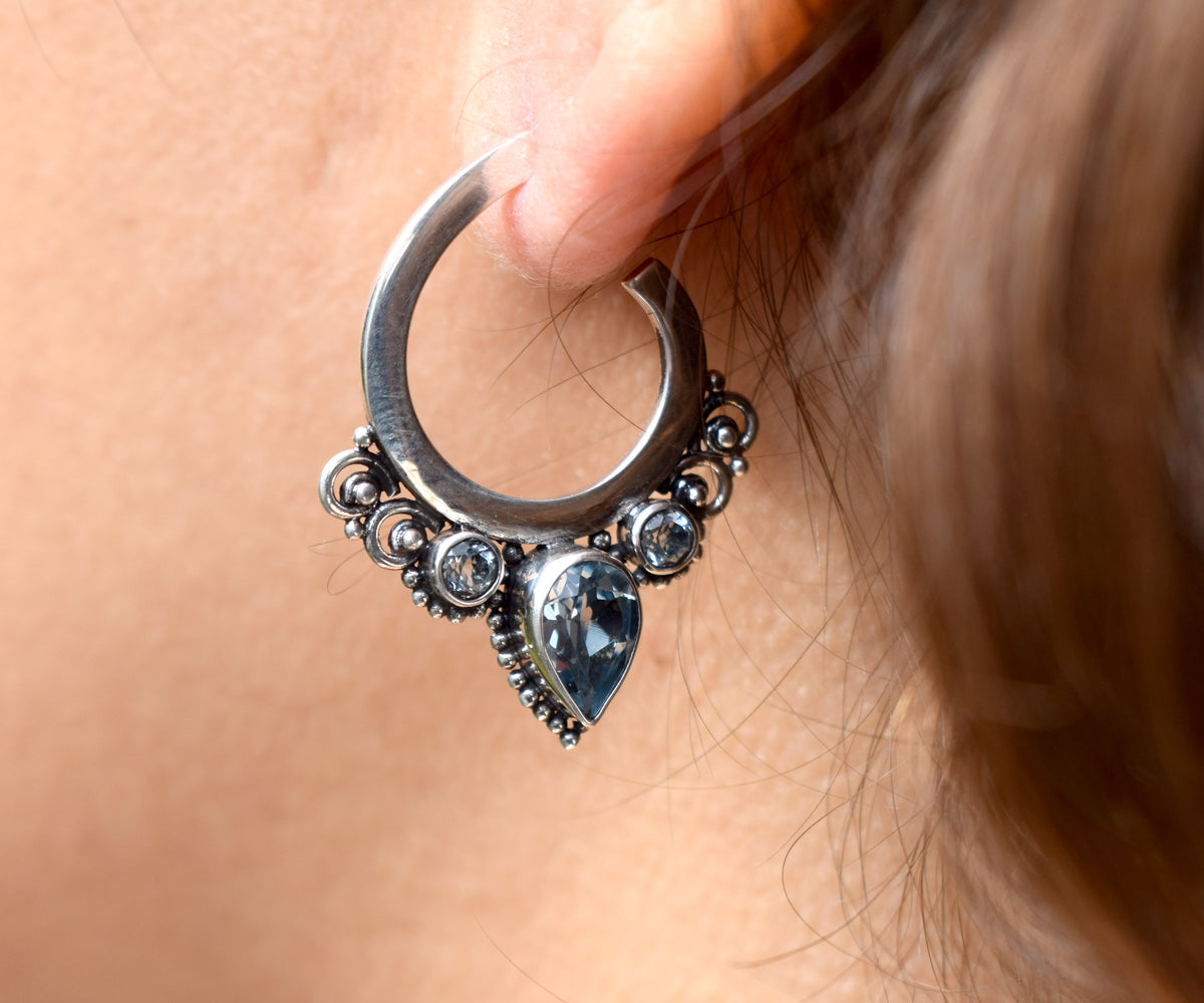 Argollas Basic Topacio