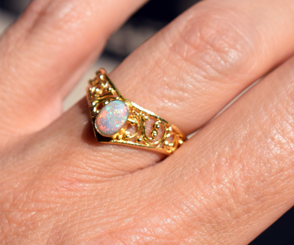 Anillo Calisto Ópalo