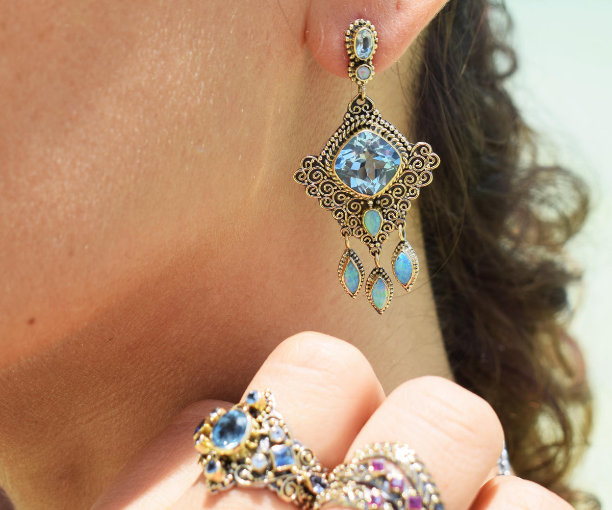 Aros El Cairo Topacio Opalo