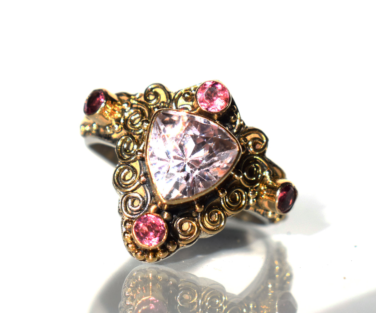 Anillo Totem Kunzita